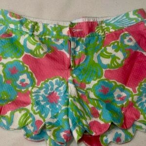 Lilly Pulitzer Vibrant Floral High Waist Shorts